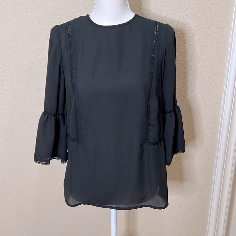 Who What Wear Black Blouse